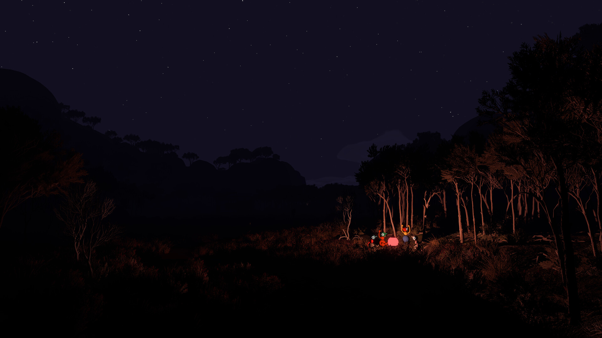 Players working through a Big Walk puzzle